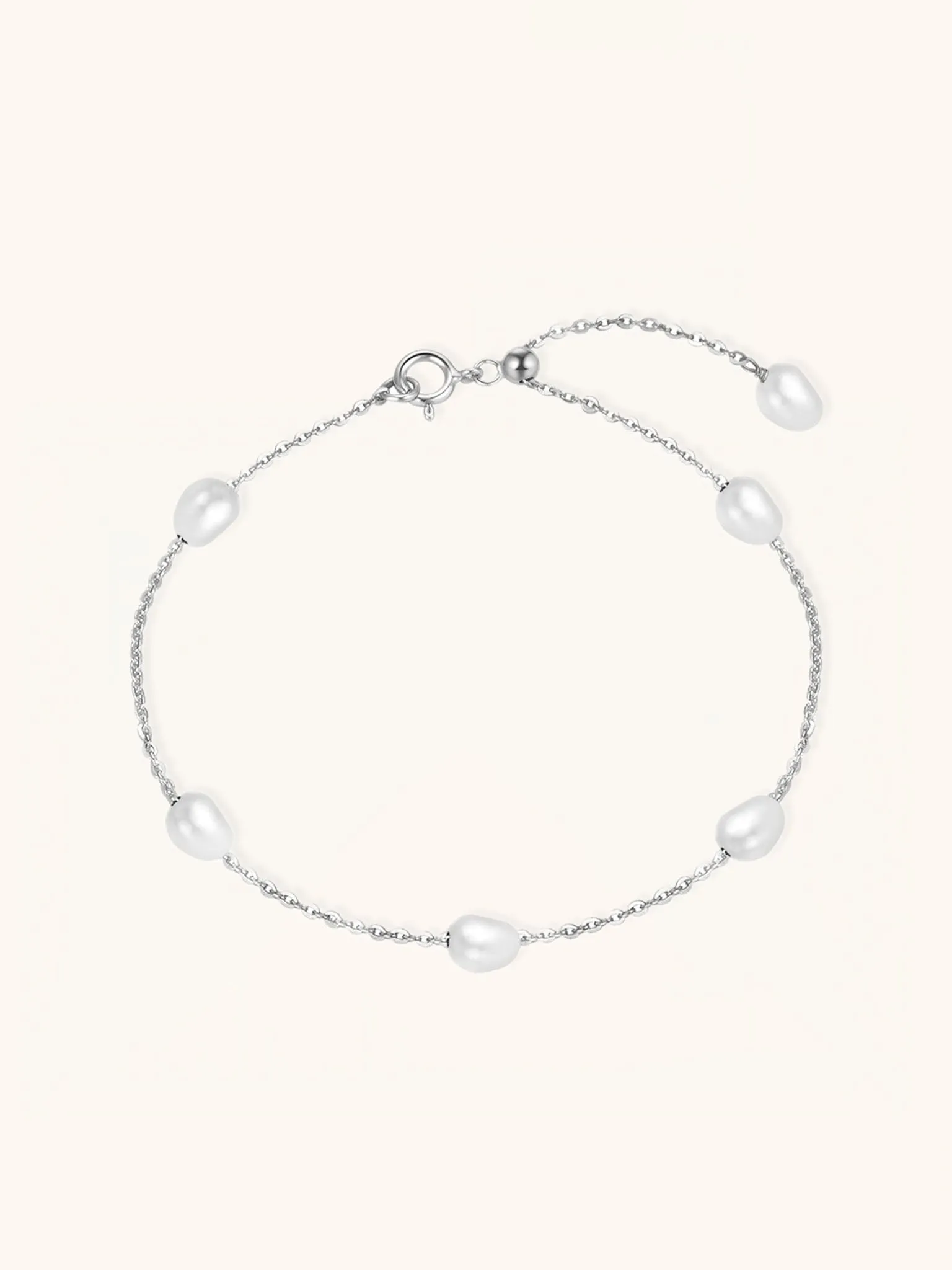 PEARLY Cable Chain Bracelet