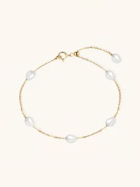 PEARLY Cable Chain Bracelet