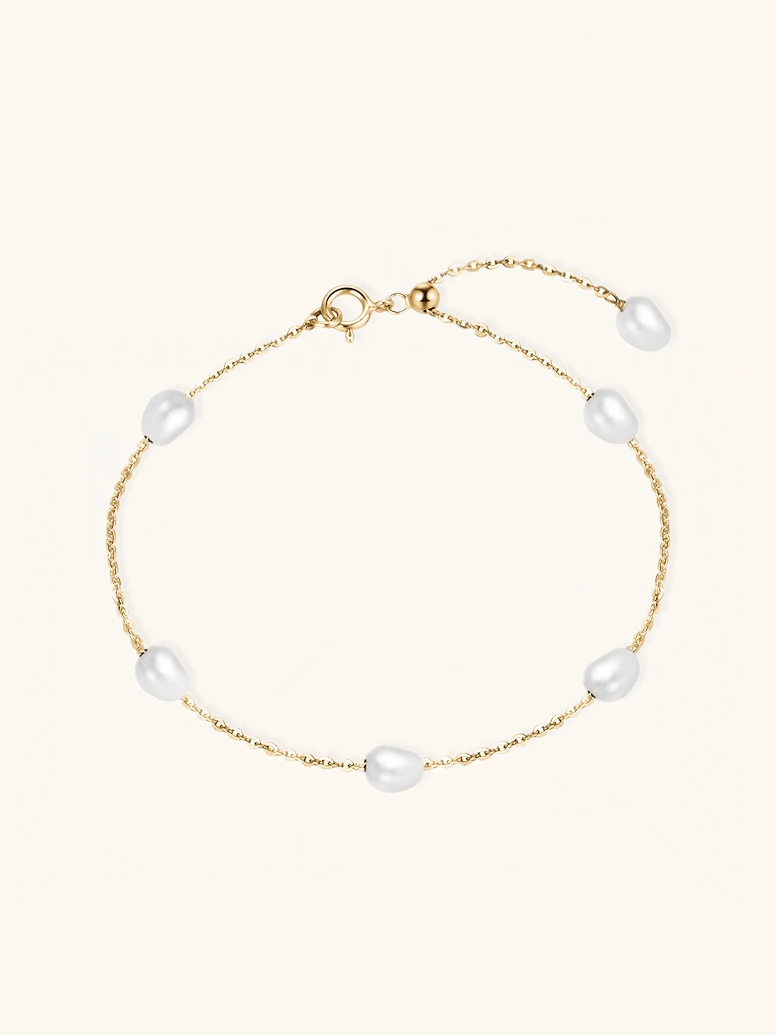 PEARLY Cable Chain Bracelet