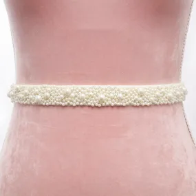 Pia Bridal Belt with Ribbon Ties