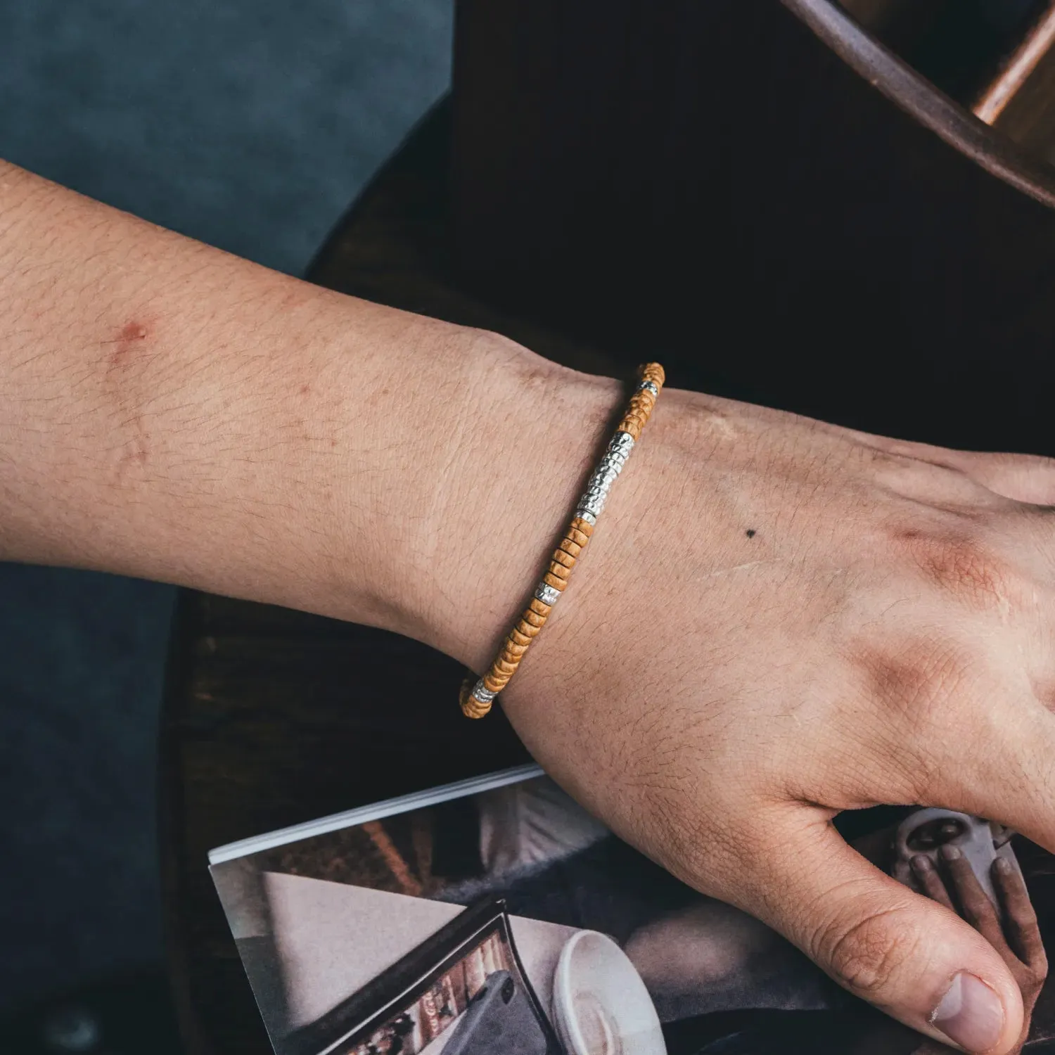 Platycladus Silver Bracelet