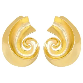 Pre Order:  Vintage Chunky Conch Earrings