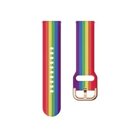 Rainbow Watch Straps compatible with the LG Watch