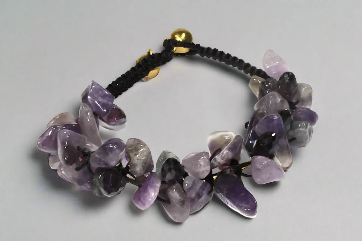 Raw Amethyst Stone Bracelet: Calming, Protective, and Stylish