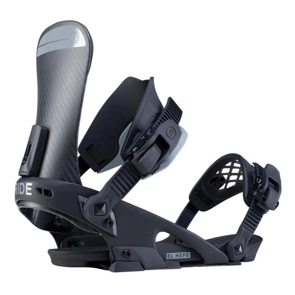 RIDE 2019 El Hefe Black Men's Snowboard Bindings