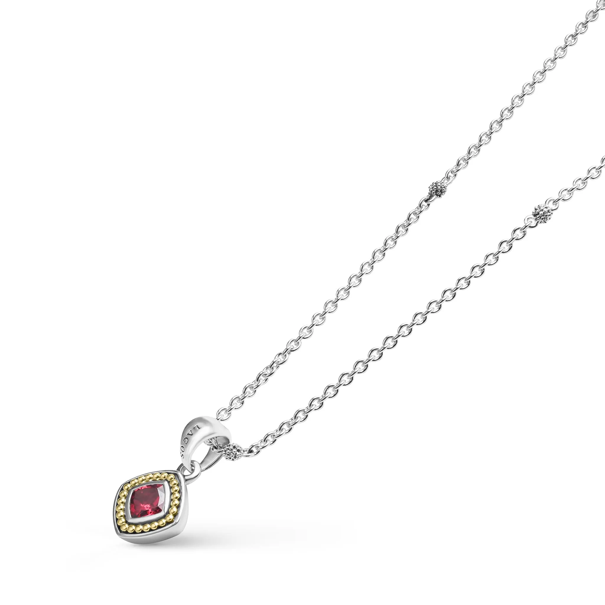 Rittenhouse Rhodolite Garnet Pendant Necklace