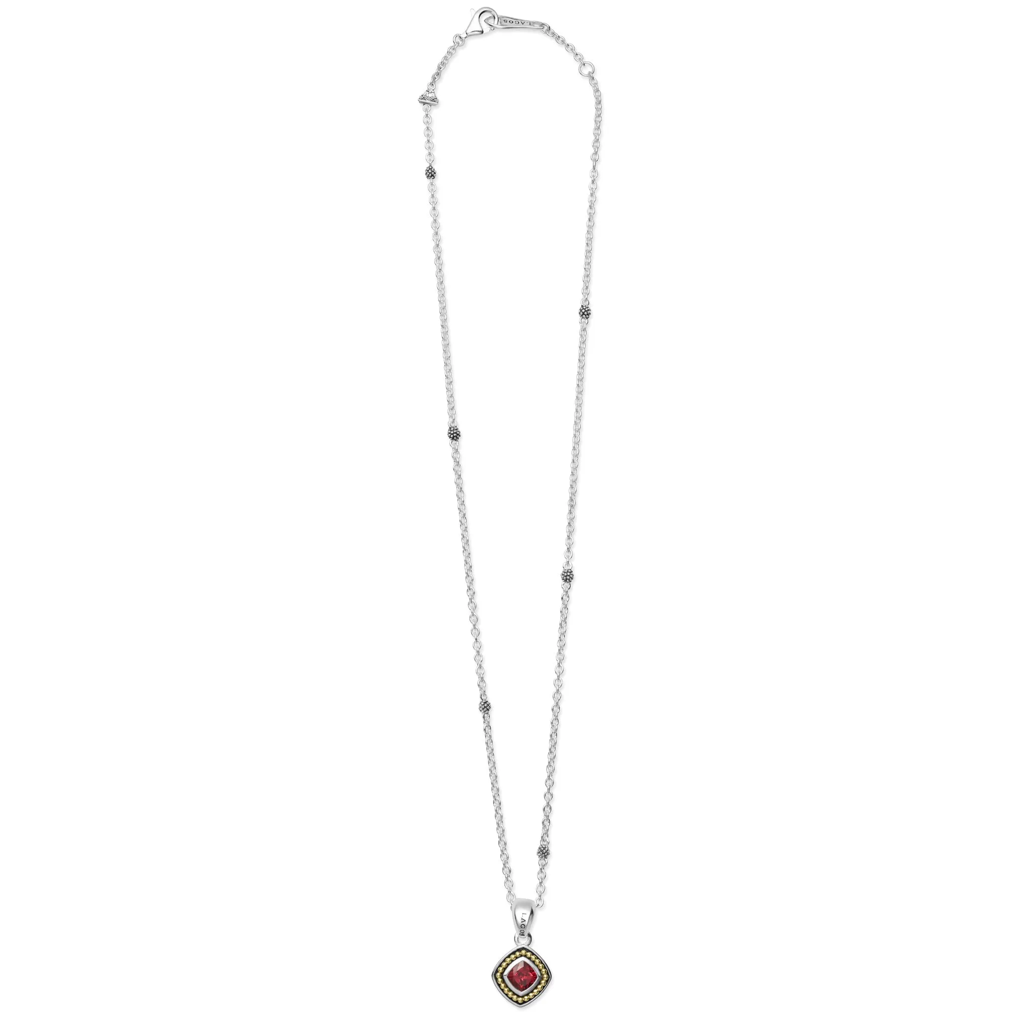 Rittenhouse Rhodolite Garnet Pendant Necklace