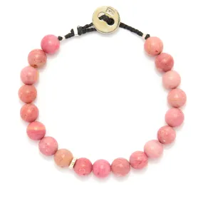 Rockaway Bracelet in Matte Rhodonite