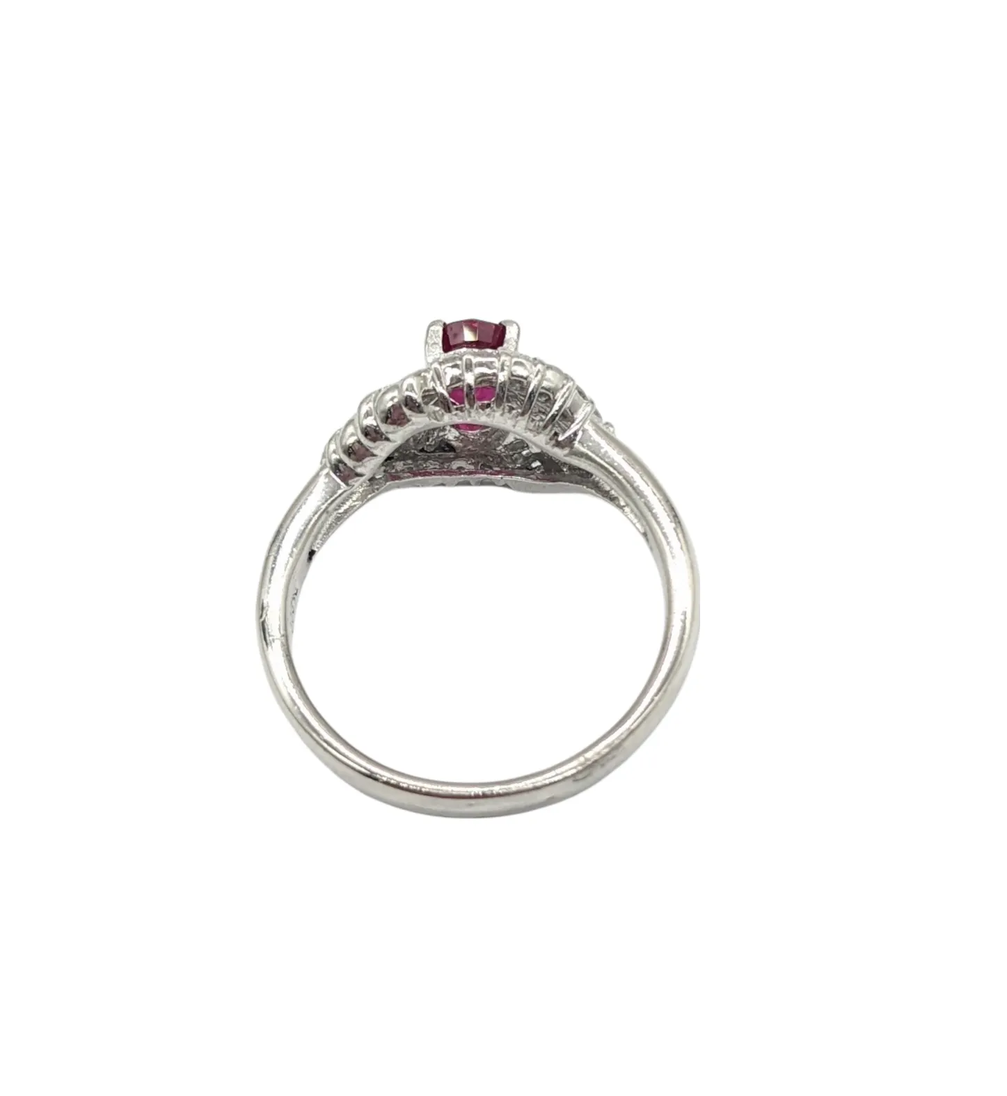 Ruby and Diamond Ladies Fashion Ring