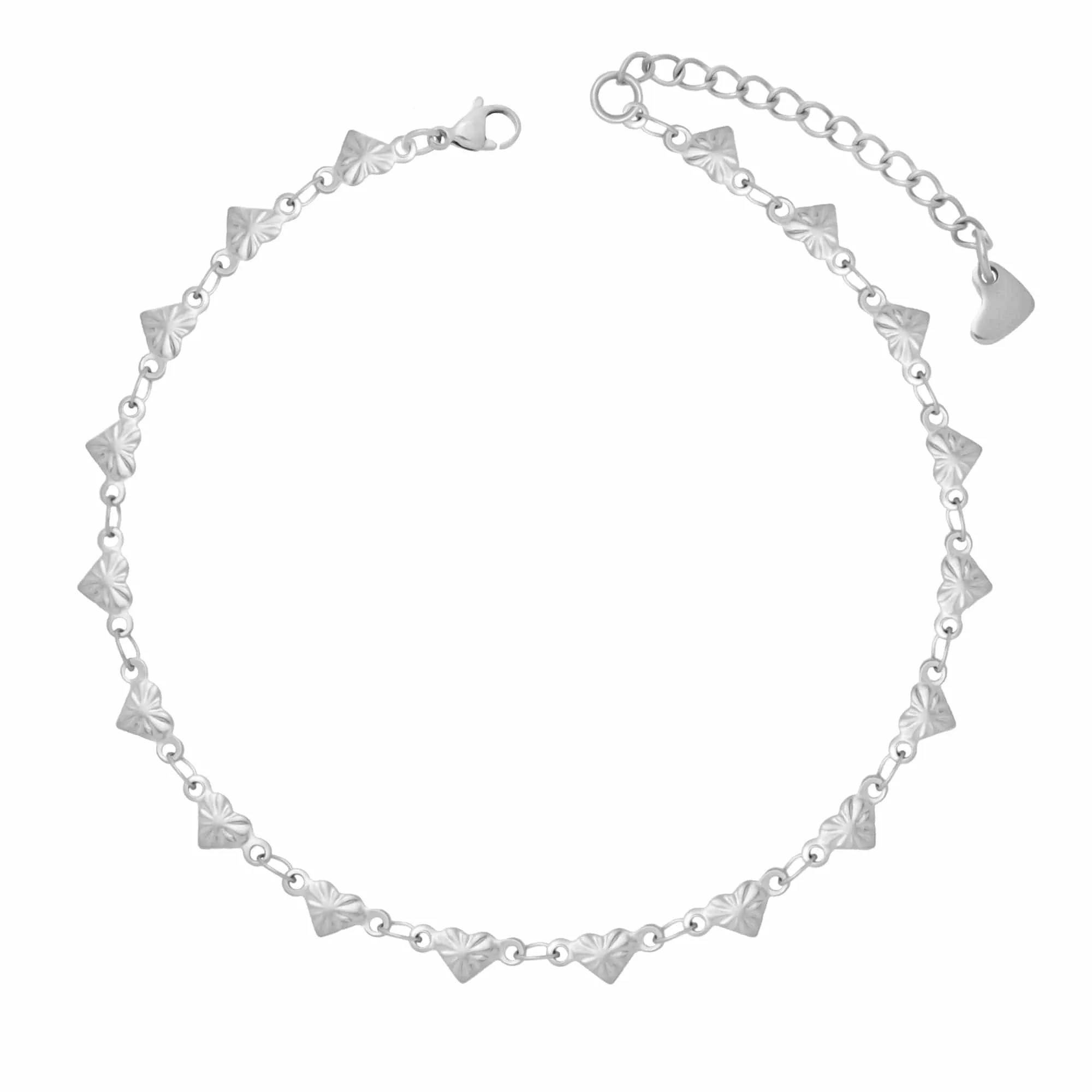 Santorini Heart Anklet