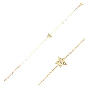 Sarah Stretton Cosmic Star Bracelet in Gold