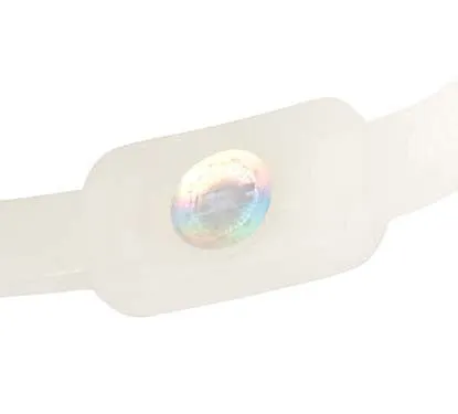 Silicone Ultra 2 Anklet - Translucent / White