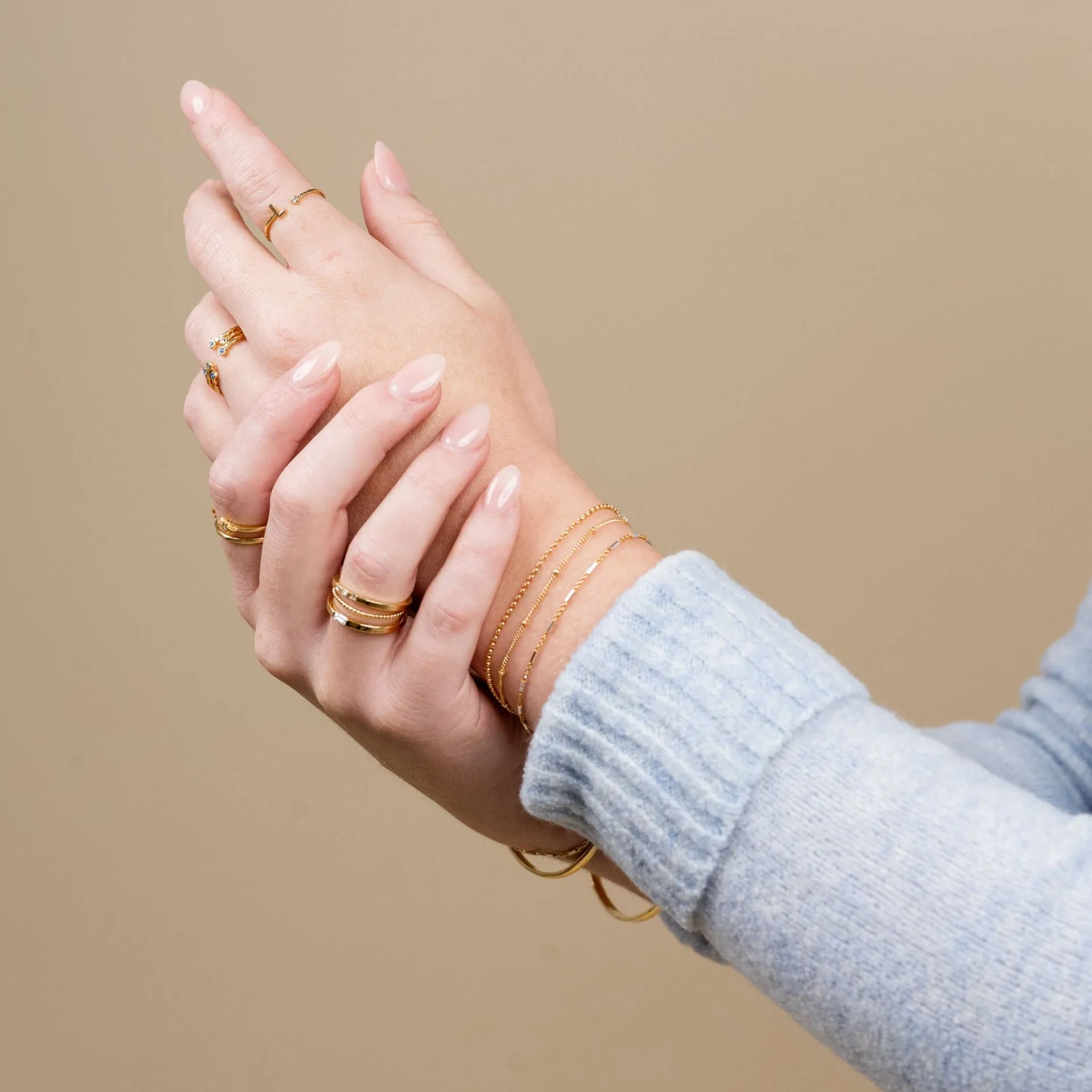 Silver and Gold Bracelet