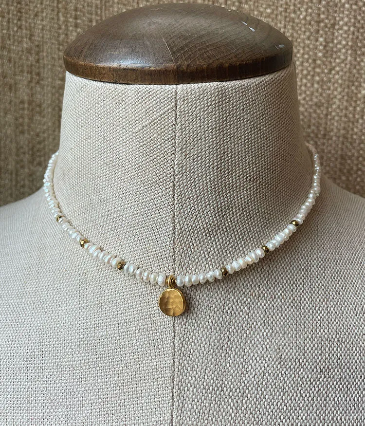 Simple Pearl Necklace