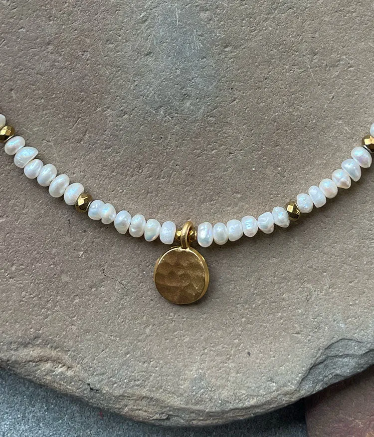 Simple Pearl Necklace