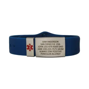 Sleek Medical ID Bracelet: Safety in Style