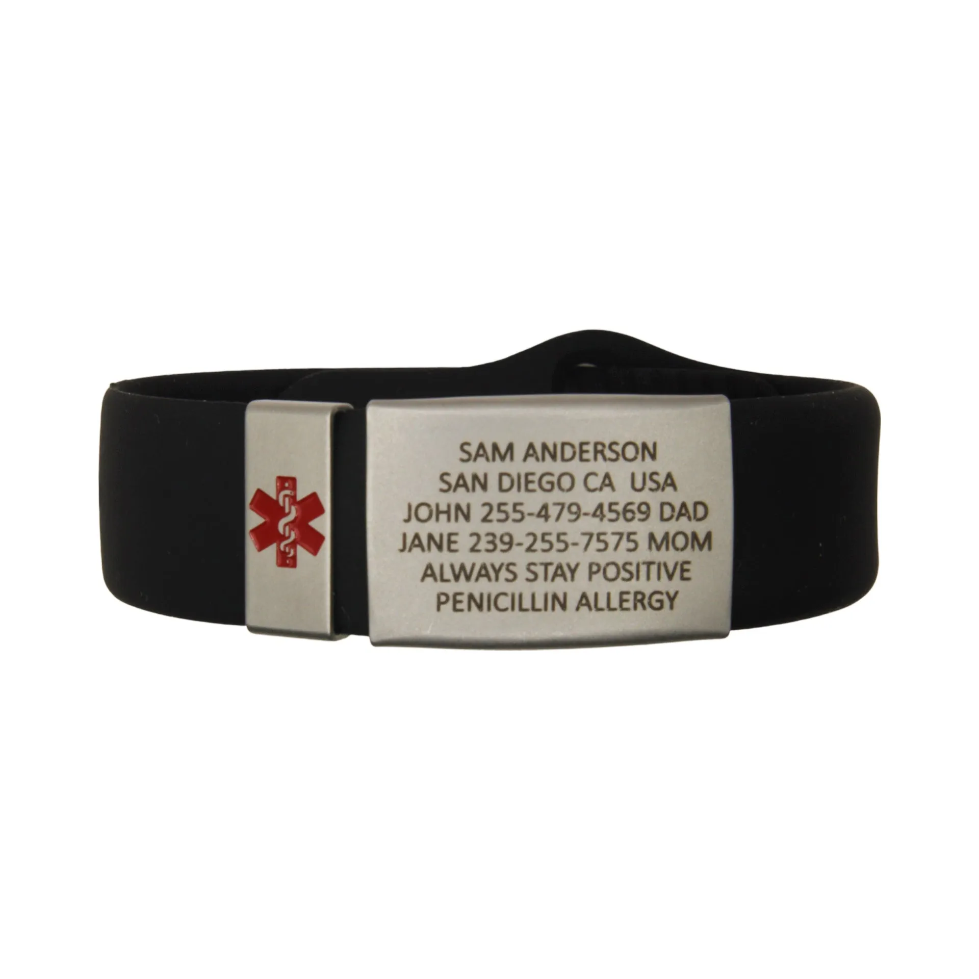 Sleek Medical ID Bracelet: Safety in Style