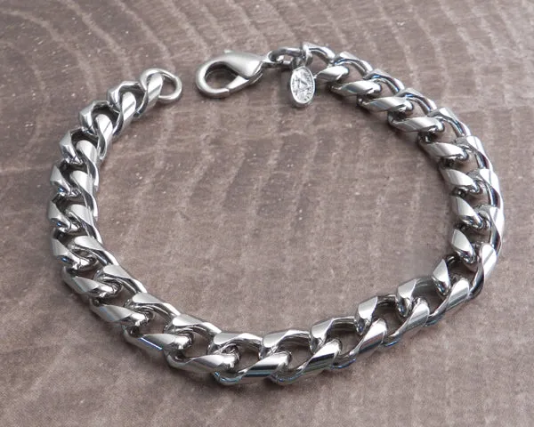 Small Laser Leash Chain Bracelet