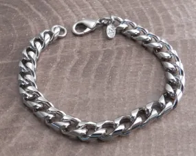 Small Laser Leash Chain Bracelet