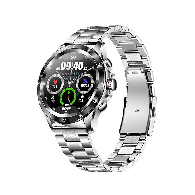 Smart Watch 1.32-Inch Body Temperature Monitoring Split Screen Multi-Sports Music Smart Watch