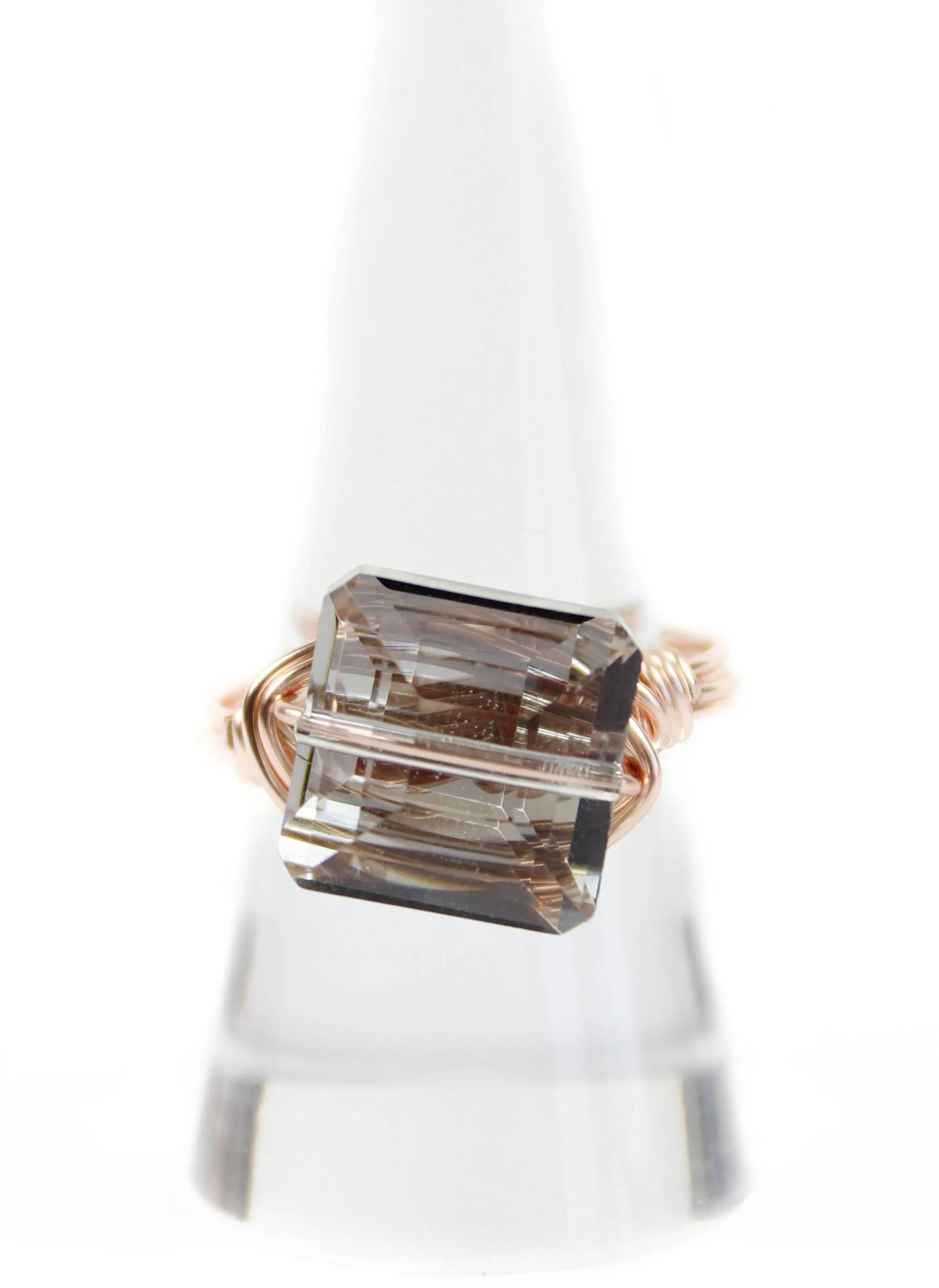 Smokey Rose Gold Ring