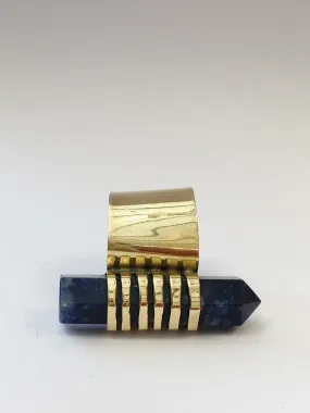 Sodalite Adjustable Scepter Ring