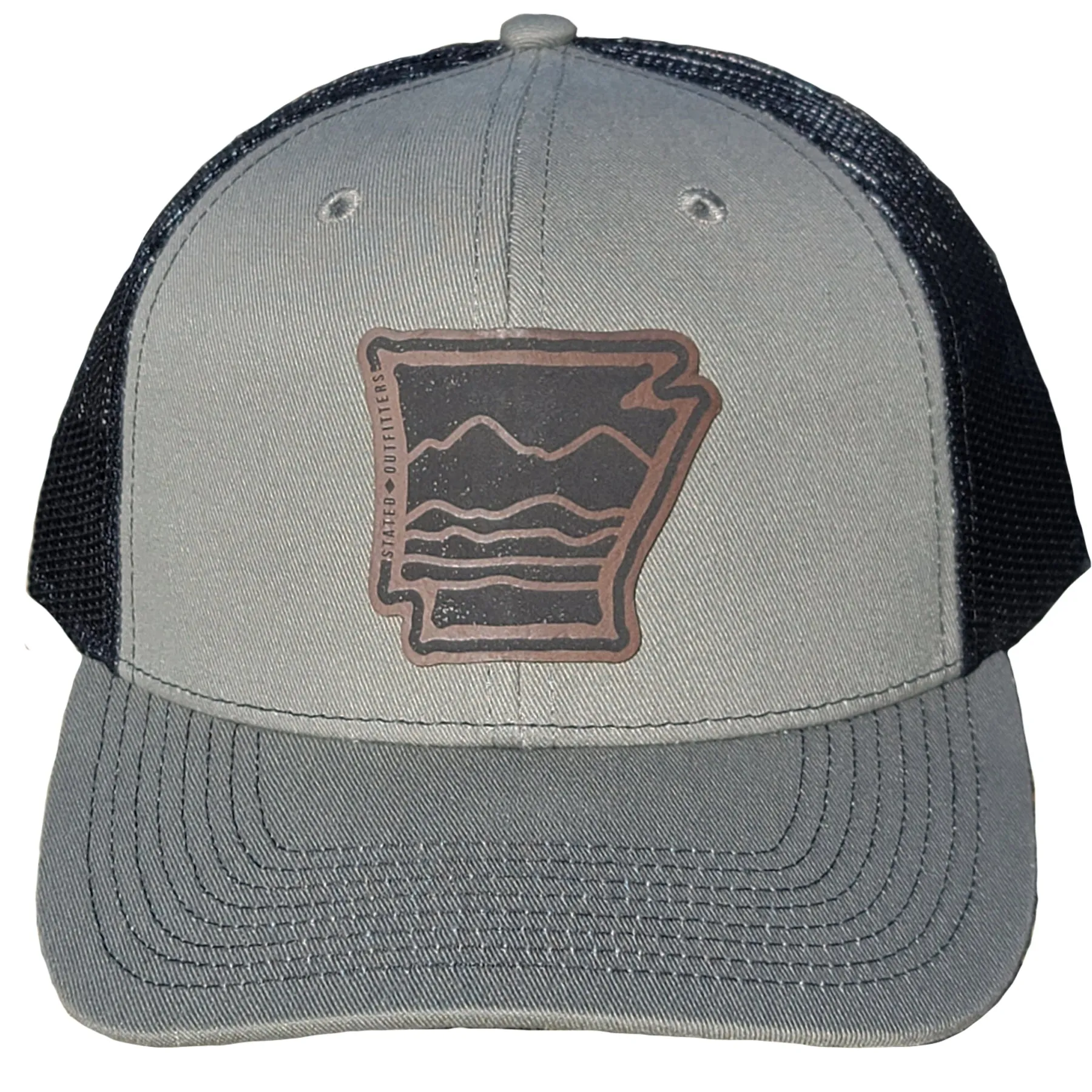 Stated Outfitters Big State Arkansas Leather Patch Hat