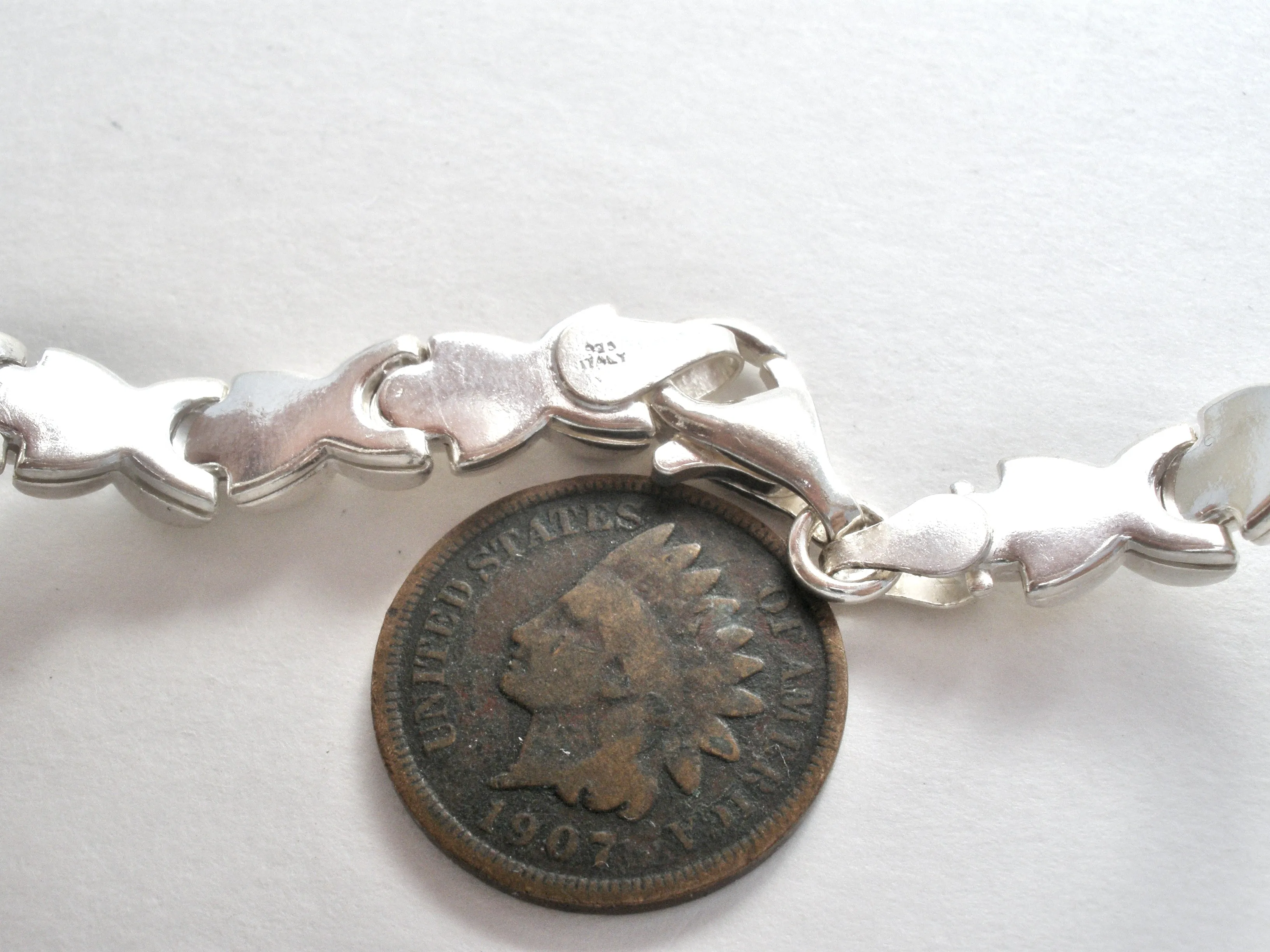 Sterling Silver Repousse Bracelet Vintage