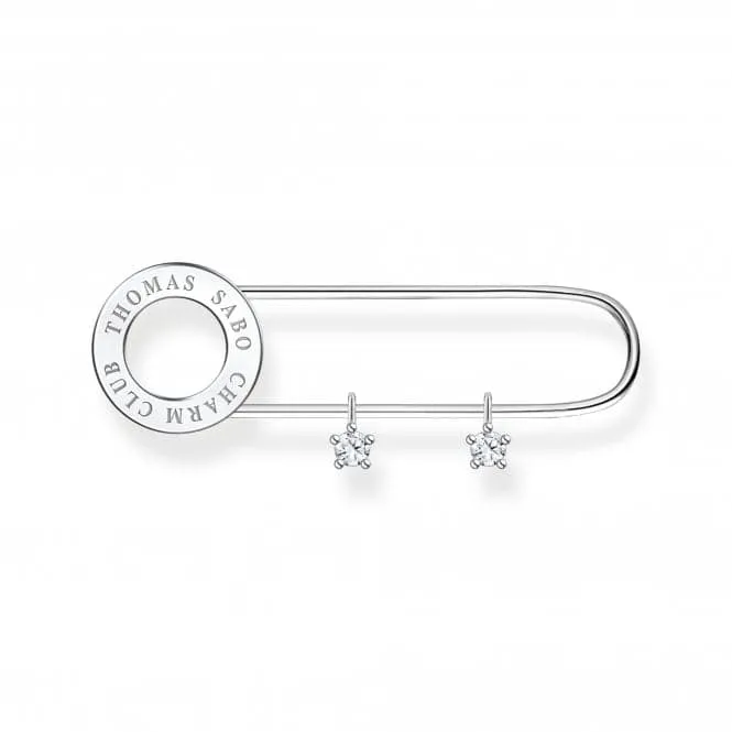 Sterling Silver White Brooch X0279-225-14