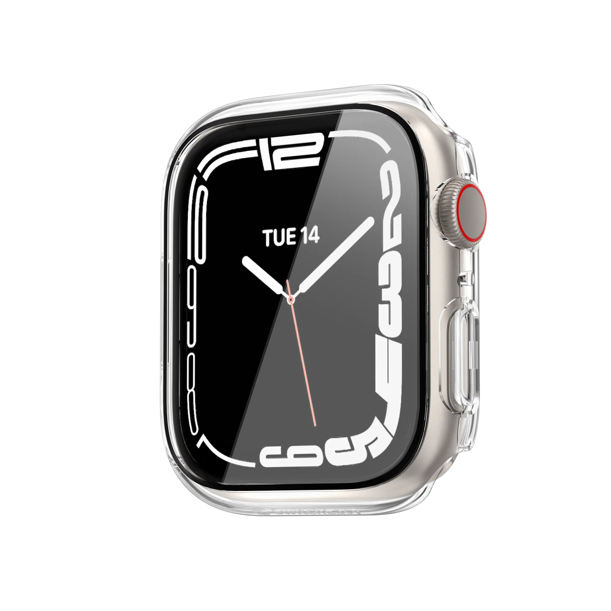 SwitchEasy Tempered Glass Hybrid Apple Watch Case