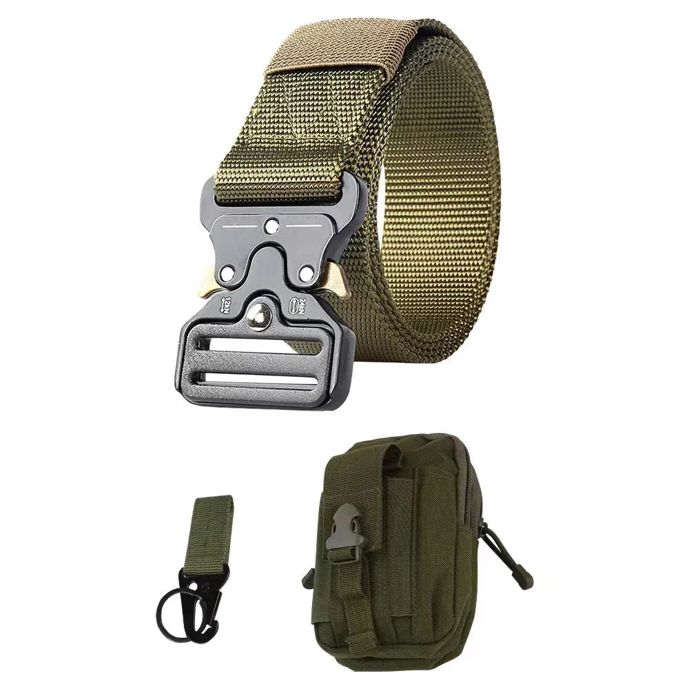 Tactical Delta Military Outdoors Belt Combat Men/Women Belt Waist pack Key Chain