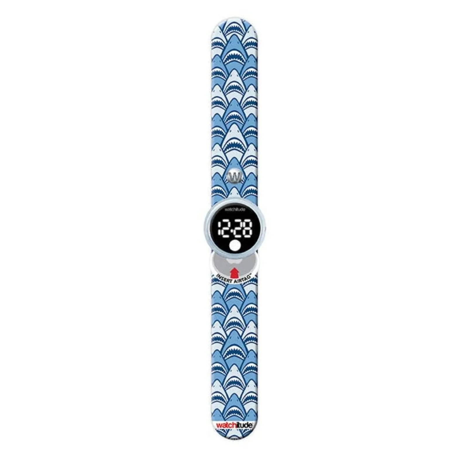 Tag'd Trackable Air Tag Watch - Shark Frenzy