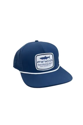 Tarpon Performance Rope Hat Navy/White 5 Panel