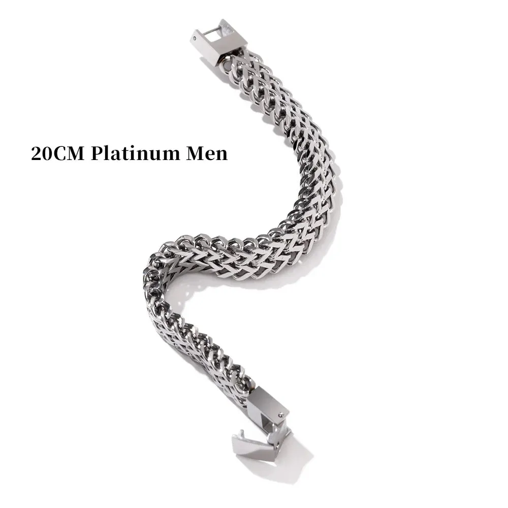 TEEK - Stainless Steel Cuban Link Chain Bracelet