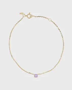 The Amethyst Birthstone Bracelet