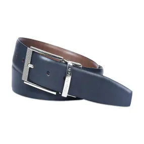 Top Notch Leather Belt for Men Colour - Black / Brown Reversible Italian Belt (SKU TP0018)