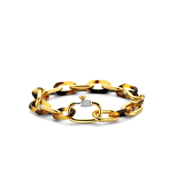 Tortoise Shell Link Bracelet