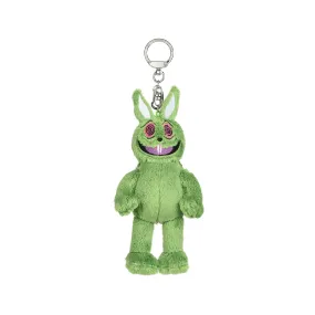 TRIPPY RABBIT STUFFED ANIMAL KEY RING