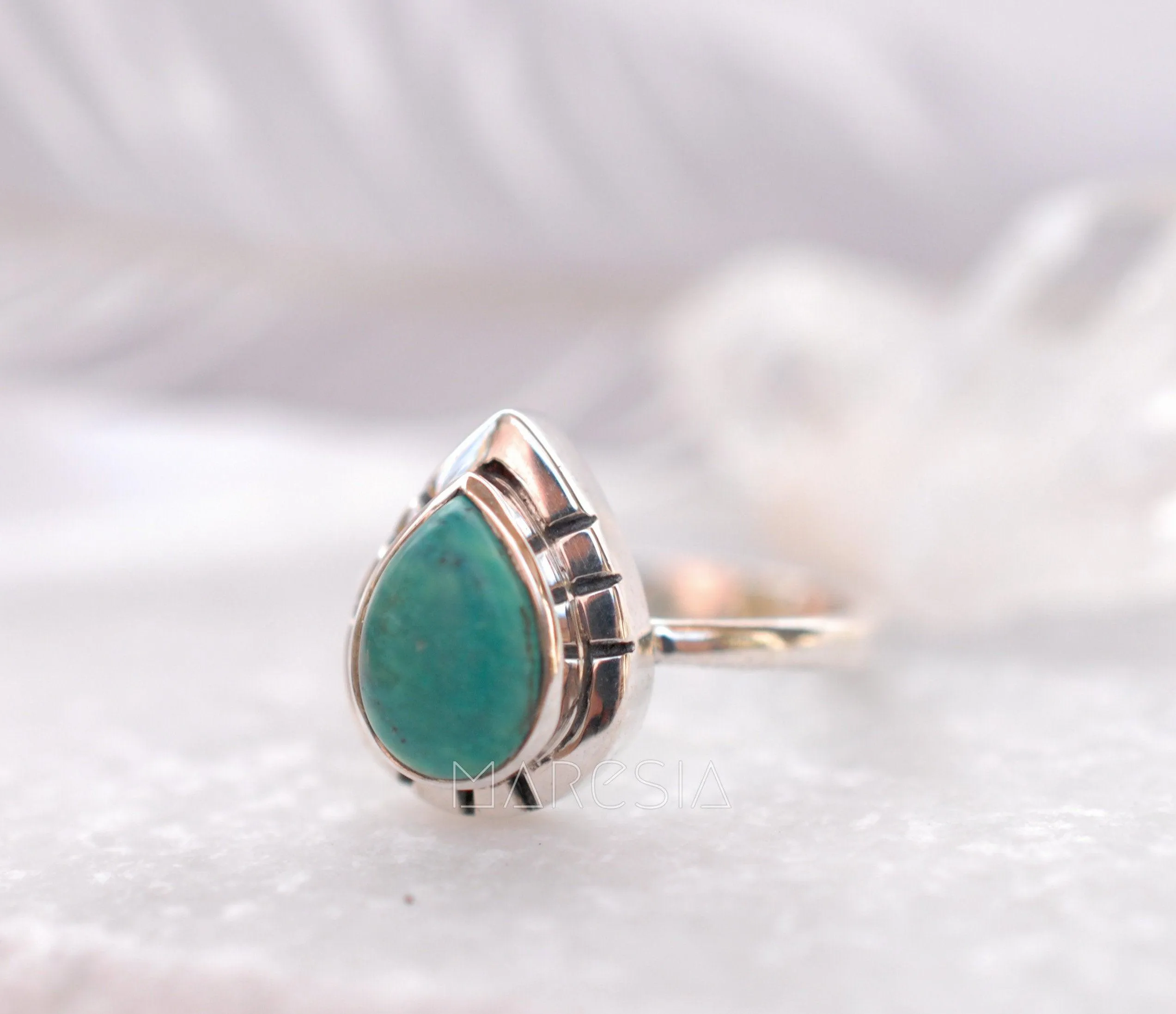 Turquoise Ring ~ Sterling Silver 925 ~MR008