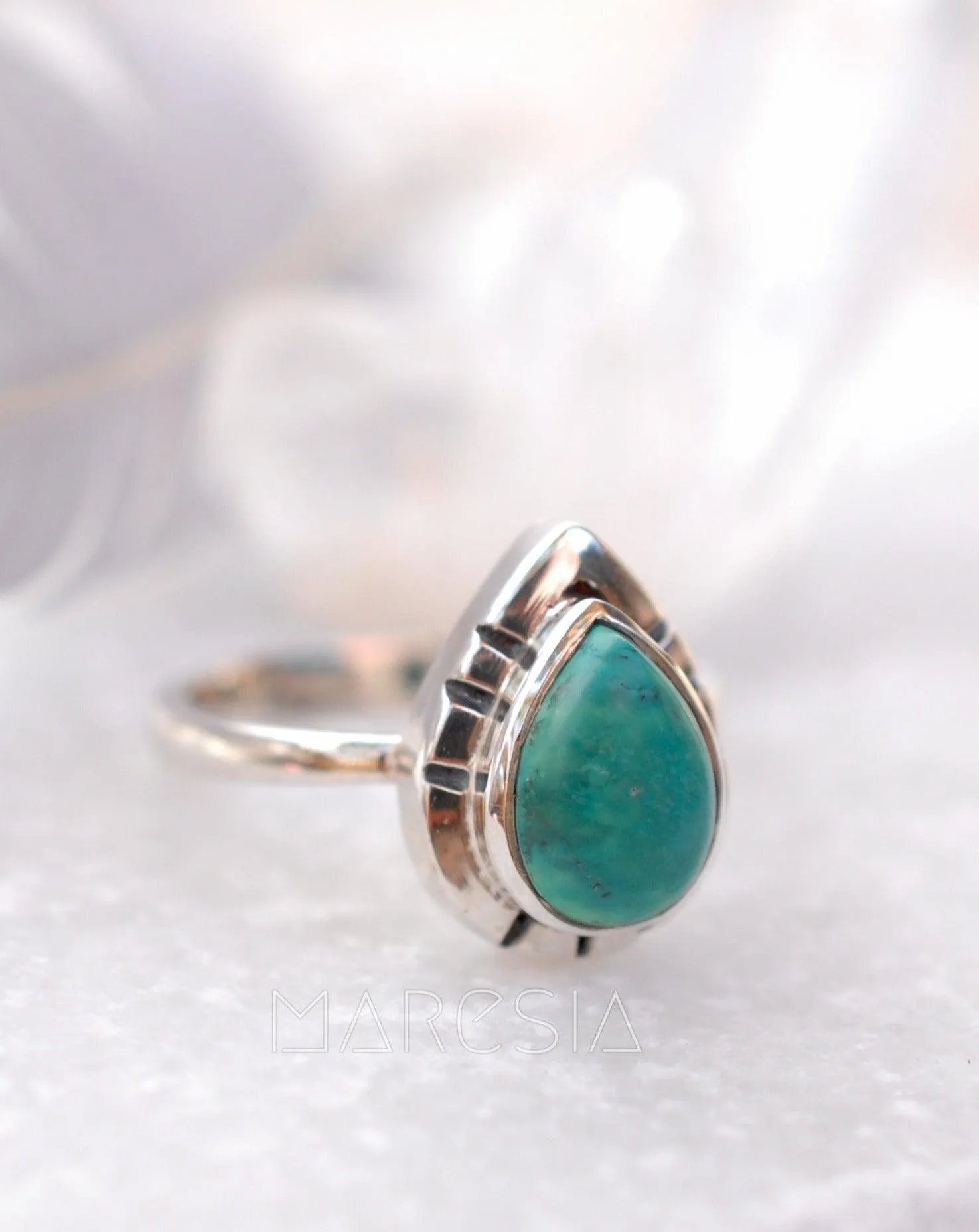 Turquoise Ring ~ Sterling Silver 925 ~MR008