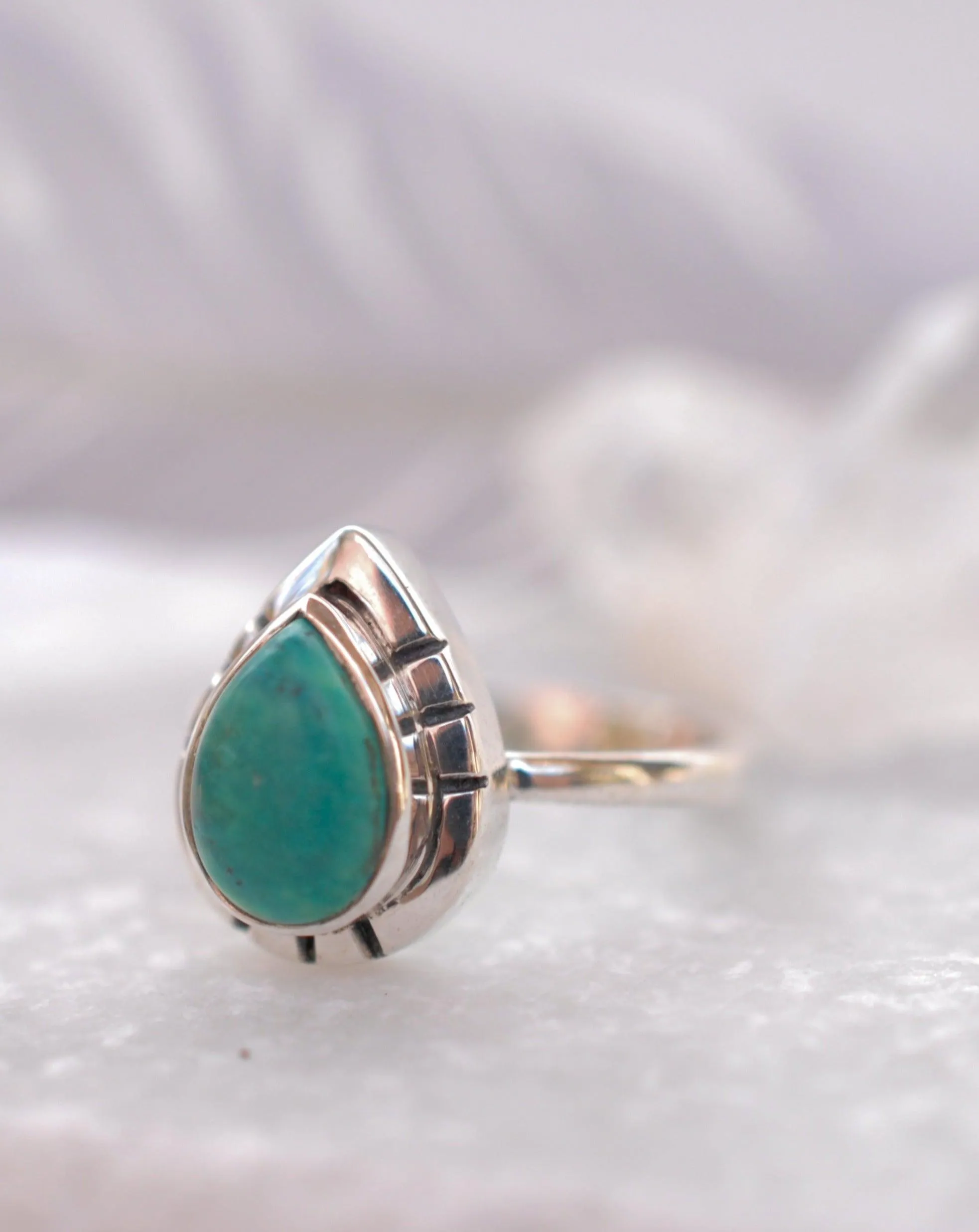 Turquoise Ring ~ Sterling Silver 925 ~MR008