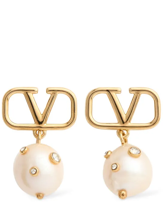 Valentino Garavani   Small Vlogo Signature Universe earrings 