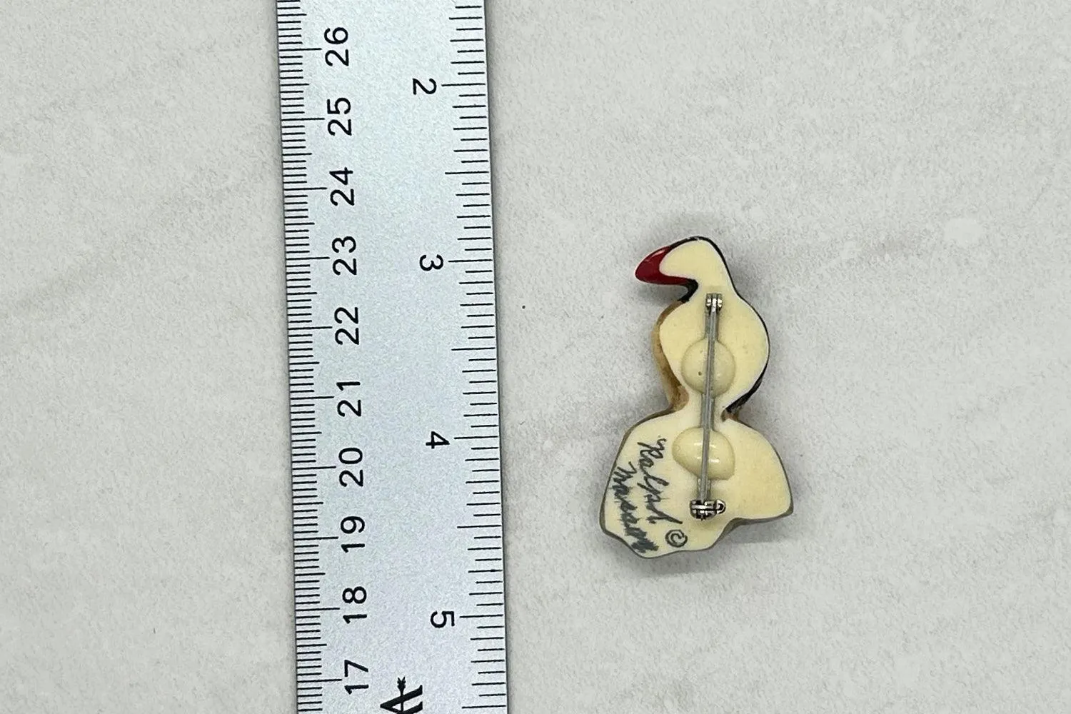 Vintage Handmade Ralph Massey Penguin Brooch