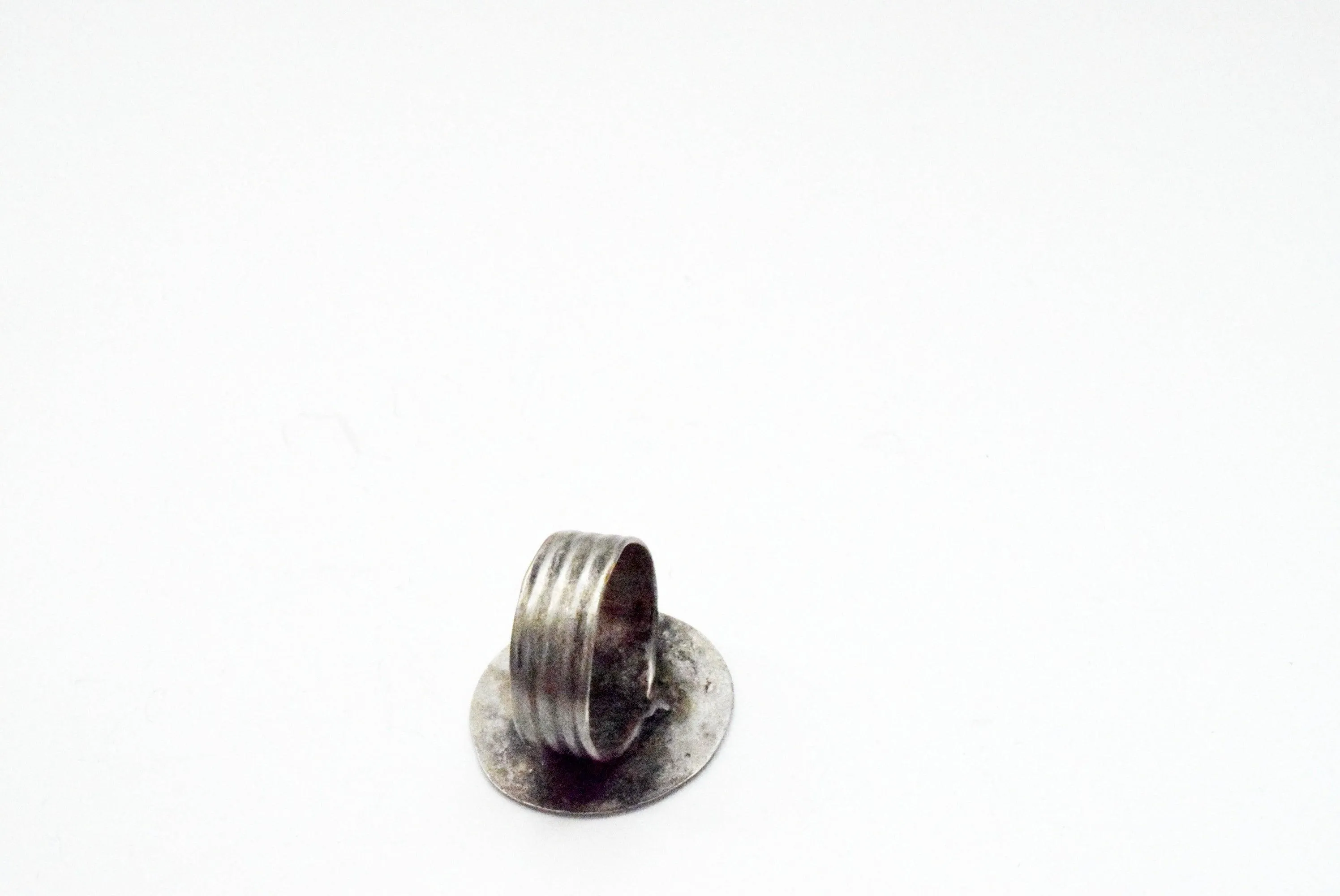 Vintage Round Silver Moroccan Ring