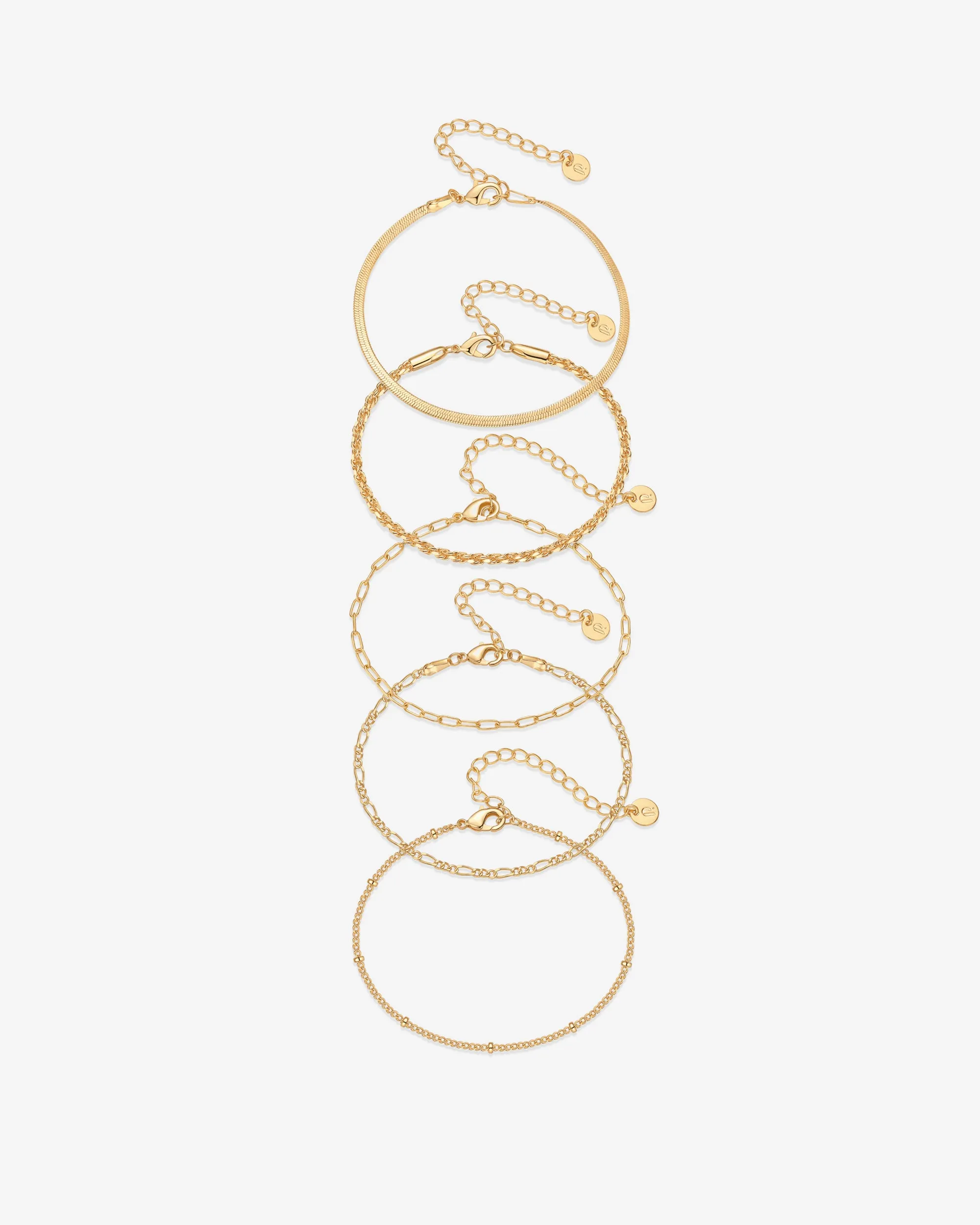 Wear Everywhere Chain Bracelet 5-Pack