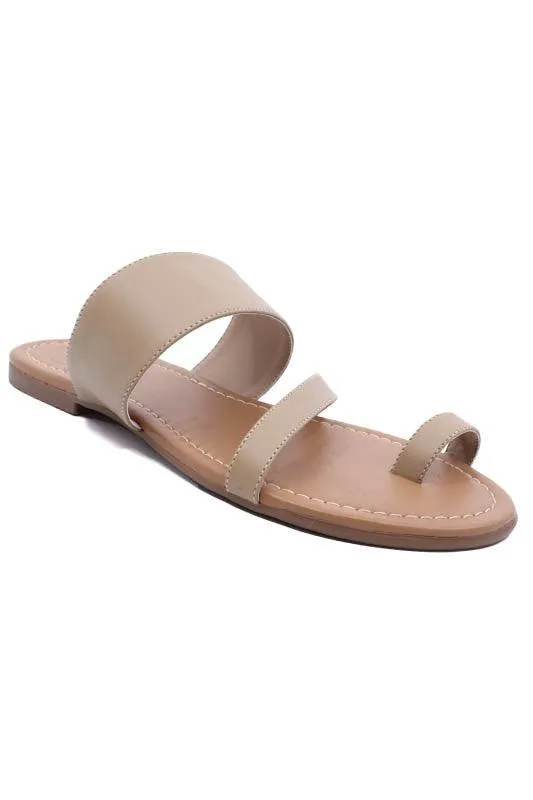 Women's Shoes Toe Ring Slide Sandal