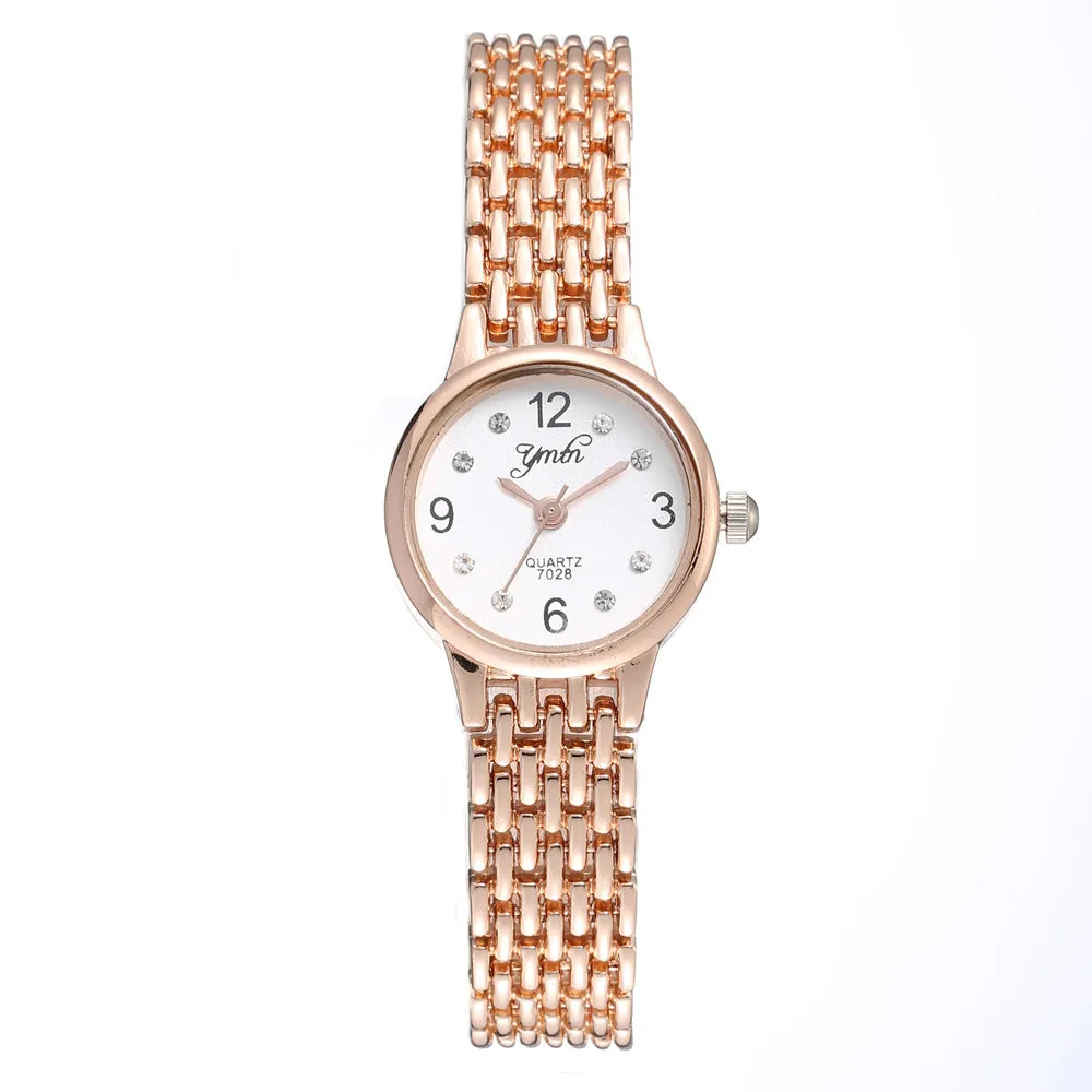 Women's Simple Alloy Set Watch Fashion Women's Watch Women's Quartz Watch One Piece