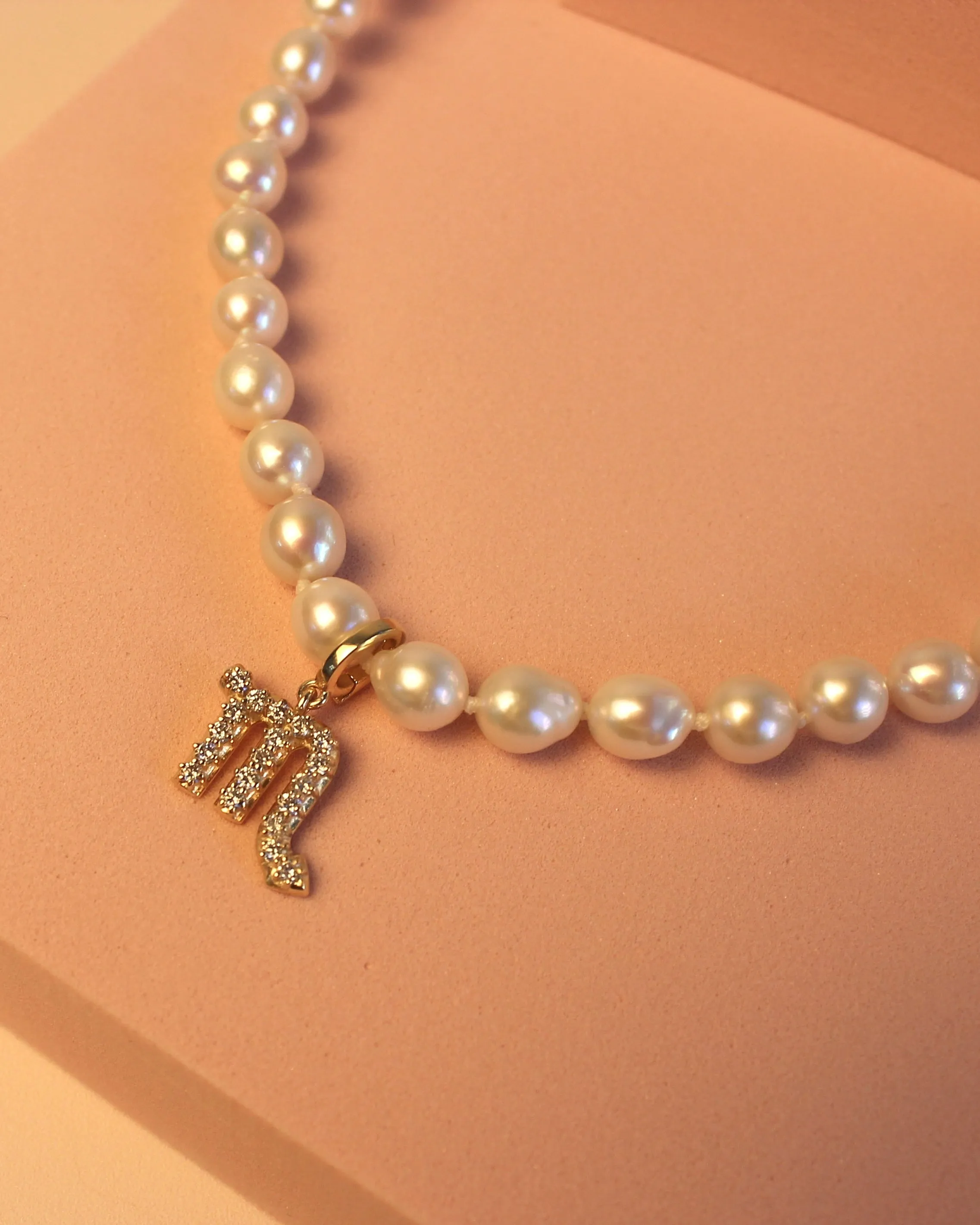 Zodiac Pearl Necklace